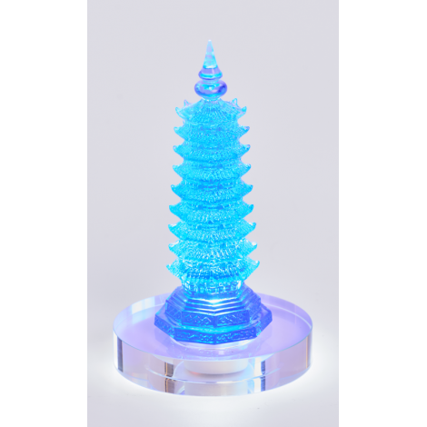 藍琉璃清淨智慧塔